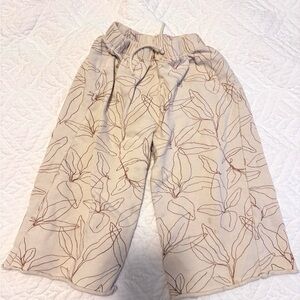 Play Up 4T Floral straight leg pants sweatpants